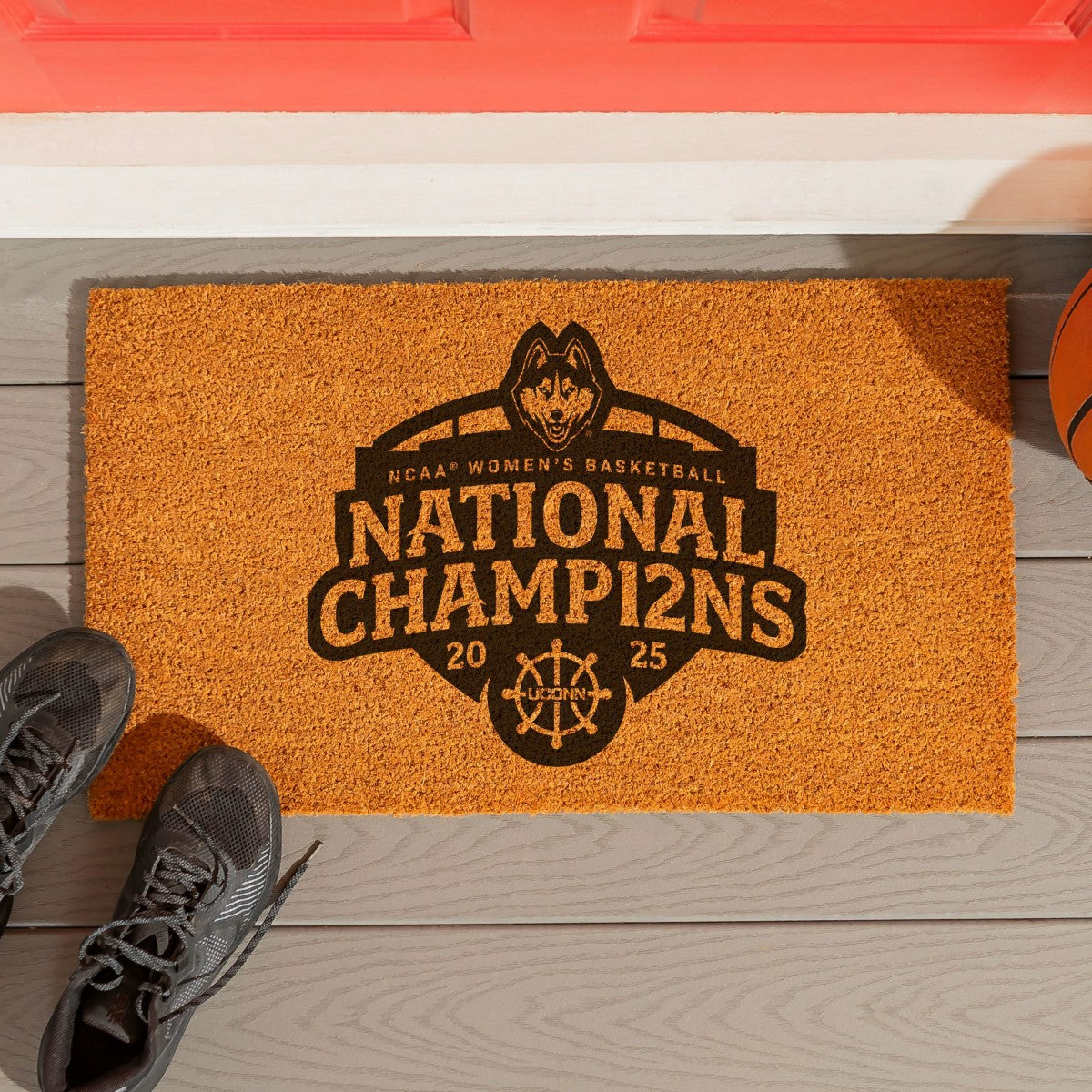 University of Connecticut, Womens NCAA Basketball Champions Coir Mat, , Collegiate