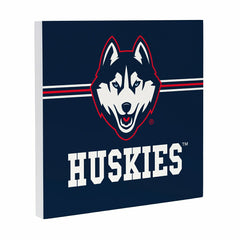 University of Connecticut Wood Wall Sign, 12x12, Collegiate, Home