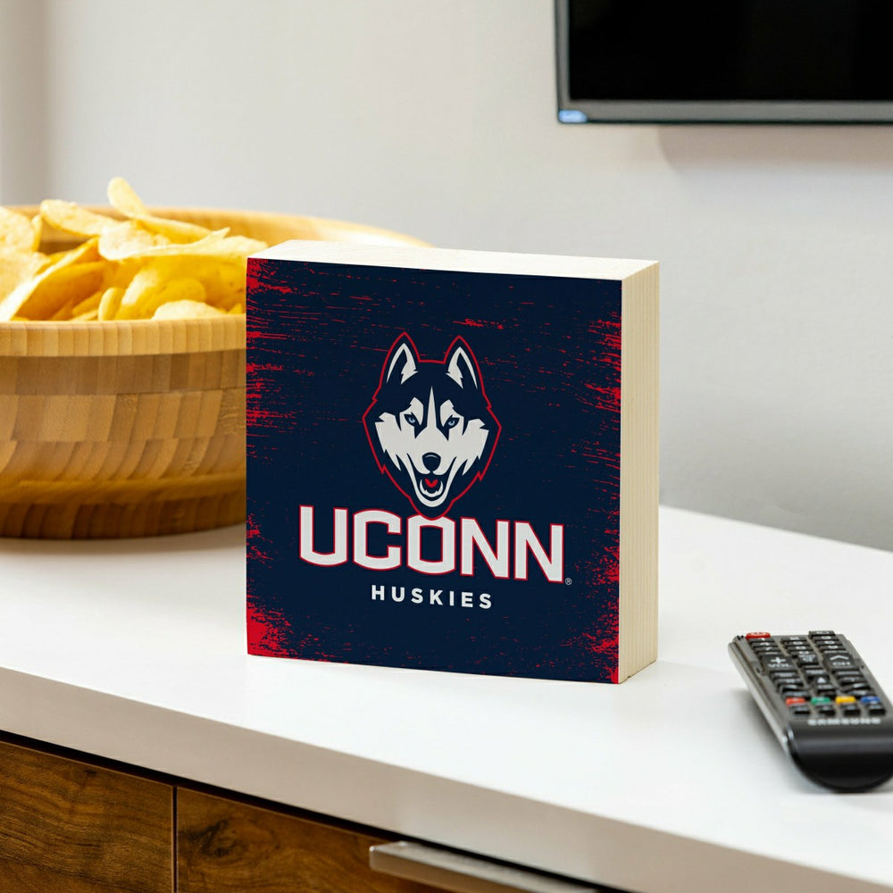 University of Connecticut Plock, Down Home Fans, 6x6, Collegiate, Home