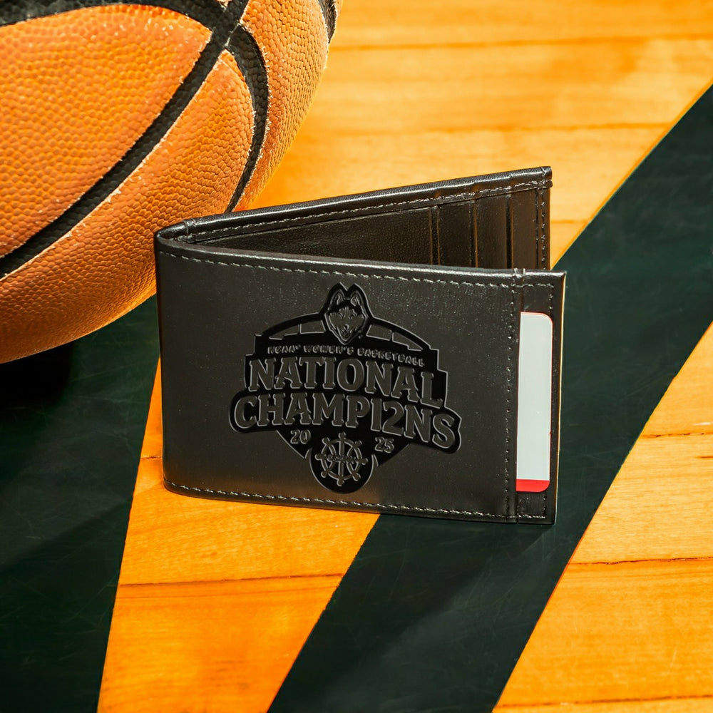 University of Auburn, Mens NCAA Basketball Champions Wristlet Wallet, Black, Collegiate, Home