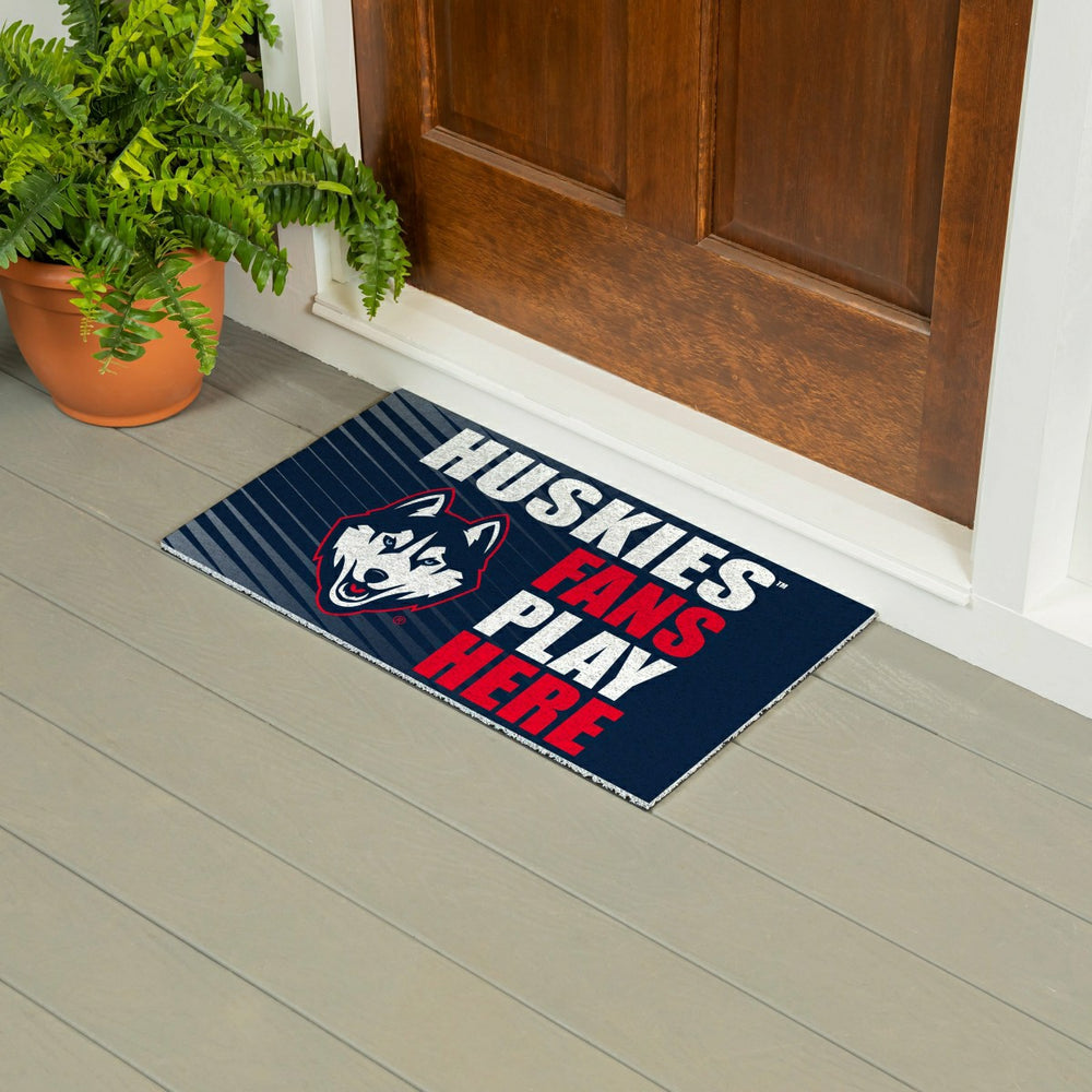 University of Connecticut Fan Mat, 28"x16", Collegiate