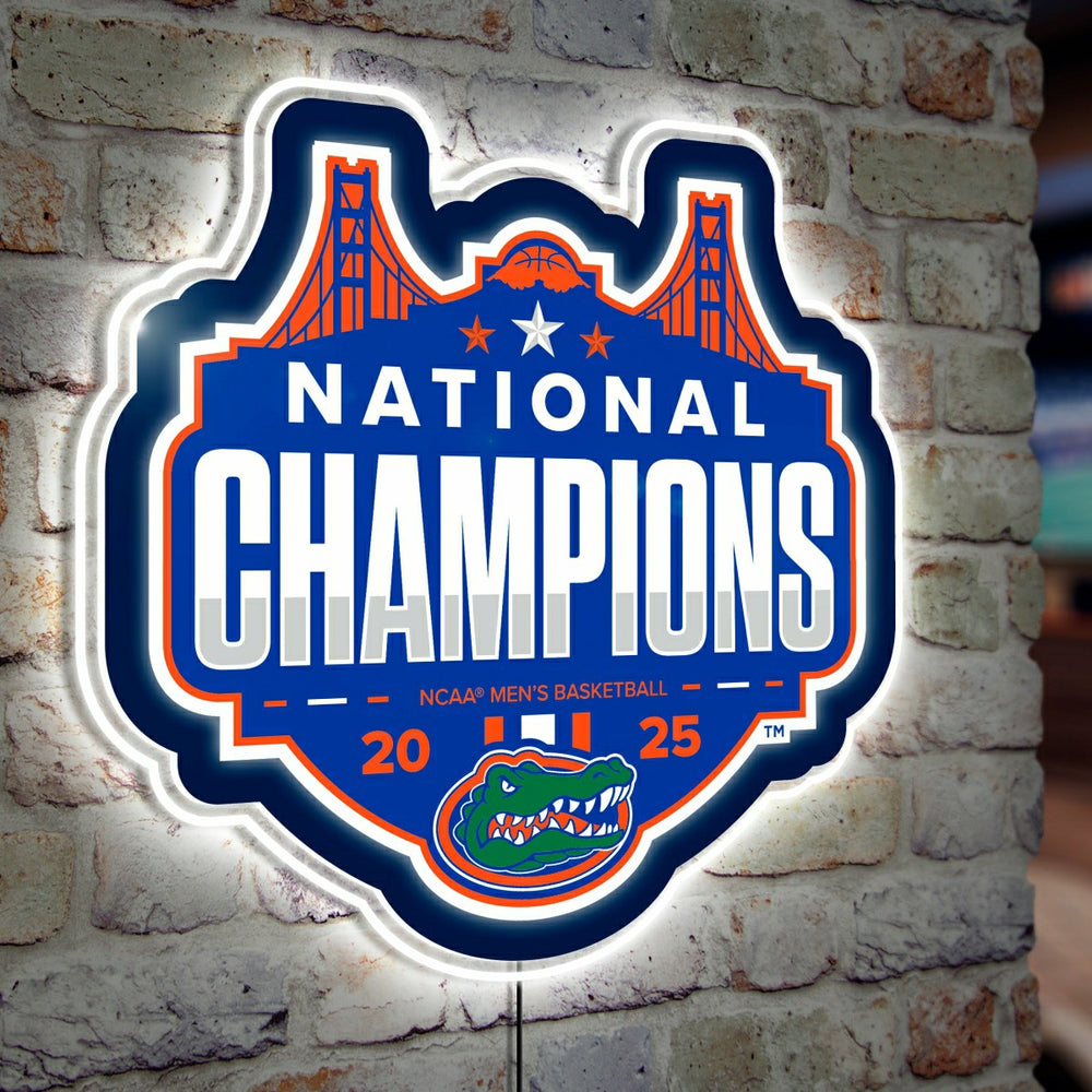 University of Florida, Mens NCAA Basketball Champions LED Wall Decor, , Collegiate