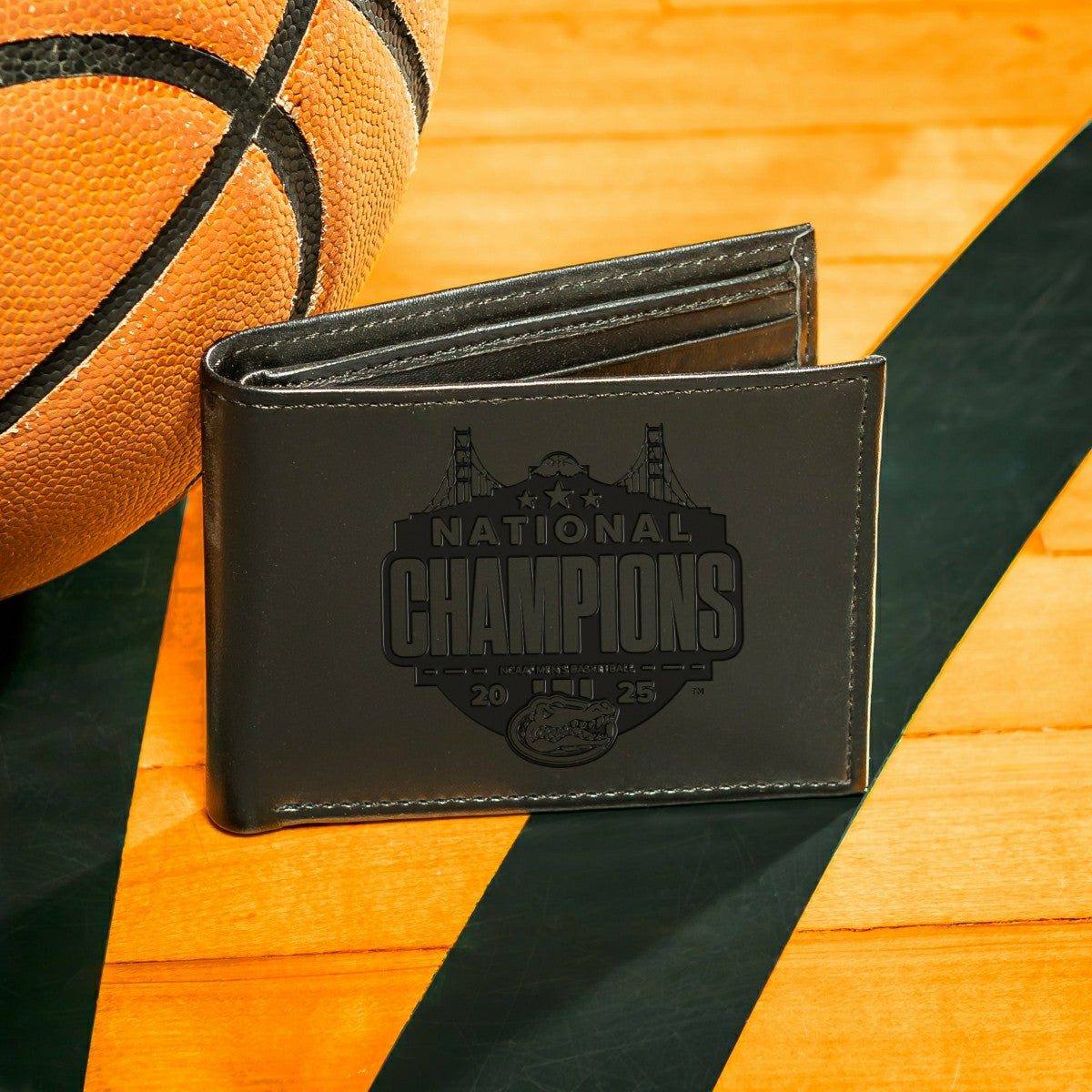 University of Florida, Mens NCAA Basketball Champions Wallet, Bi-fold,, Collegiate, Home
