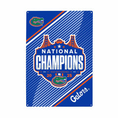 University of Florida, Mens NCAA Basketball Champions Metal Wall Sign,, Collegiate, Home