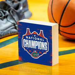 University of Florida, Mens NCAA Basketball Champions Plock, Down Home Fans, 6x6, Collegiate