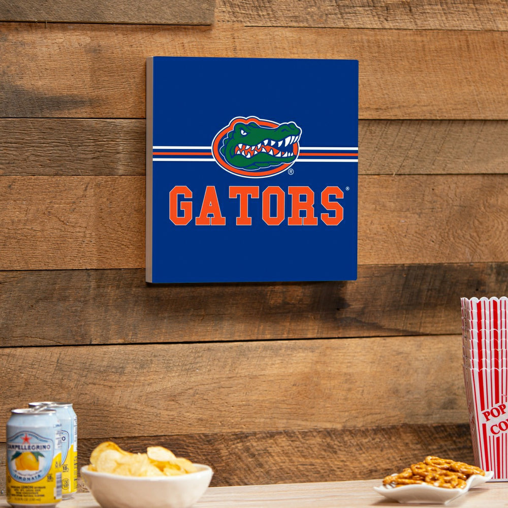 University of Florida Wood Wall Sign, 12x12, Collegiate, Home