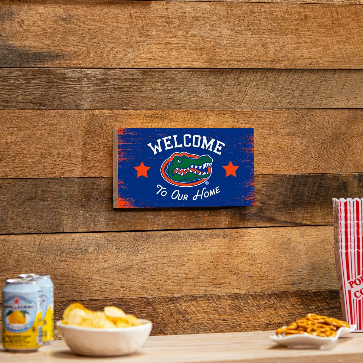 University of Florida Wood Wall Sign, 6x11, Collegiate, Home
