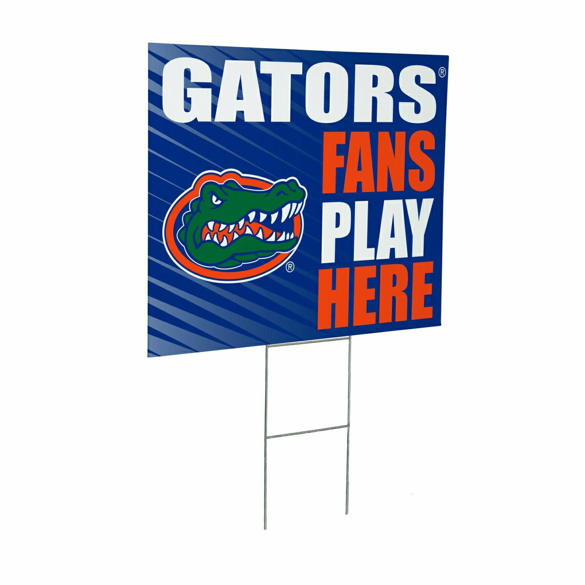 University of Florida Coroplast Yard Sign "Fans Play Here", Collegiate, Home