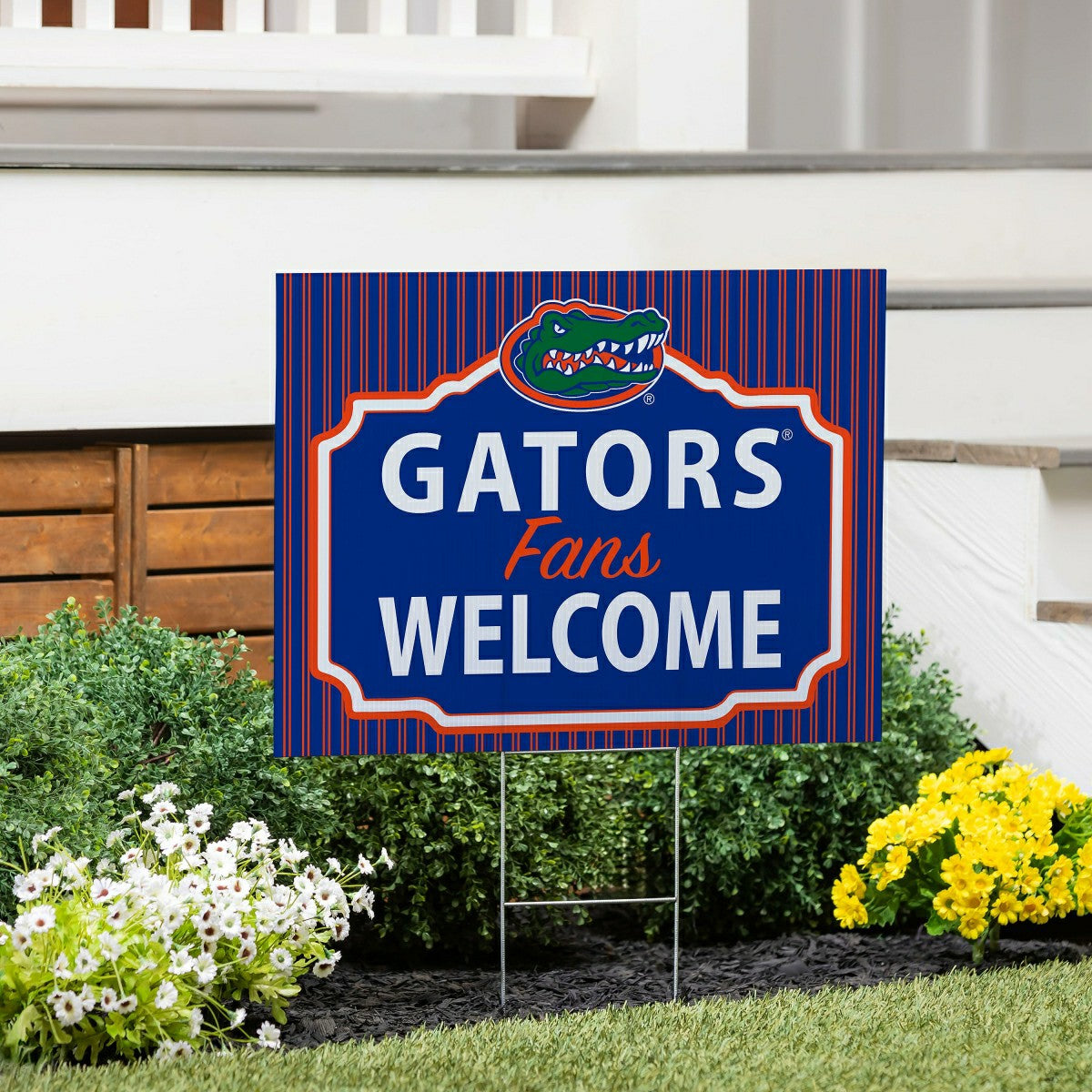 University of Florida Coroplast Yard Sign, "Fans Welcome", Collegiate, Home