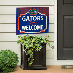 University of Florida Coroplast Yard Sign, "Fans Welcome", Collegiate, Home