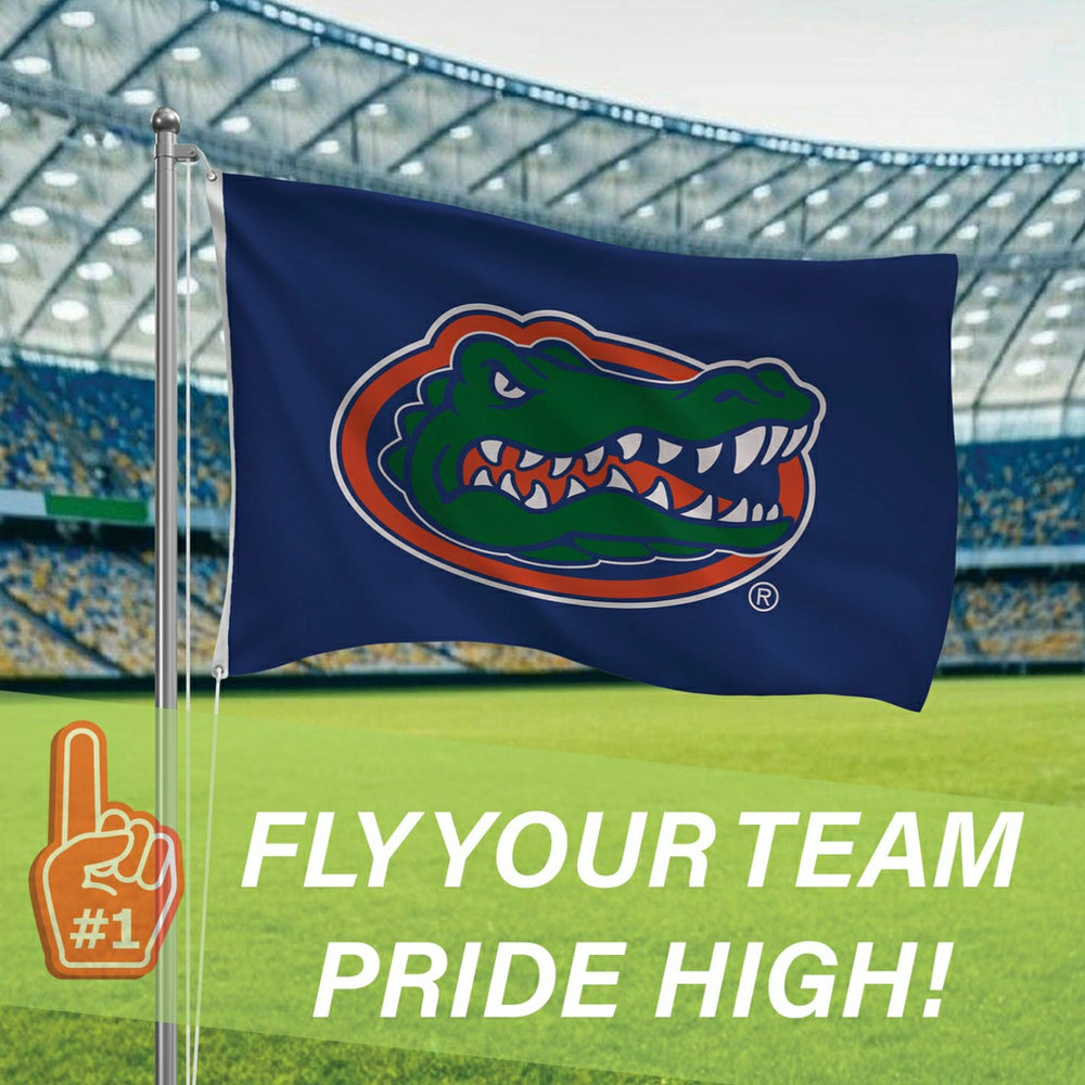 University of Florida Single Sided Flag w/ 2 Grommets, 3'x5', Collegiate, Home
