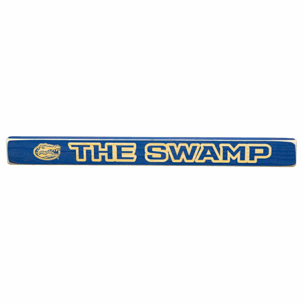 University of Florida Engraved Wood Sign, 1.5" x 18", Collegiate, Home