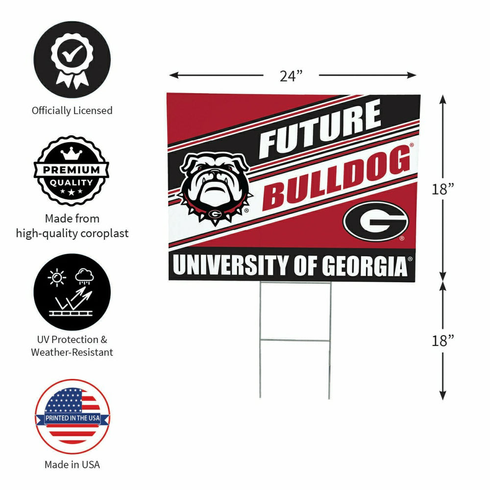 University of Georgia Coroplast Yard Sign, Future Student, Collegiate, Home