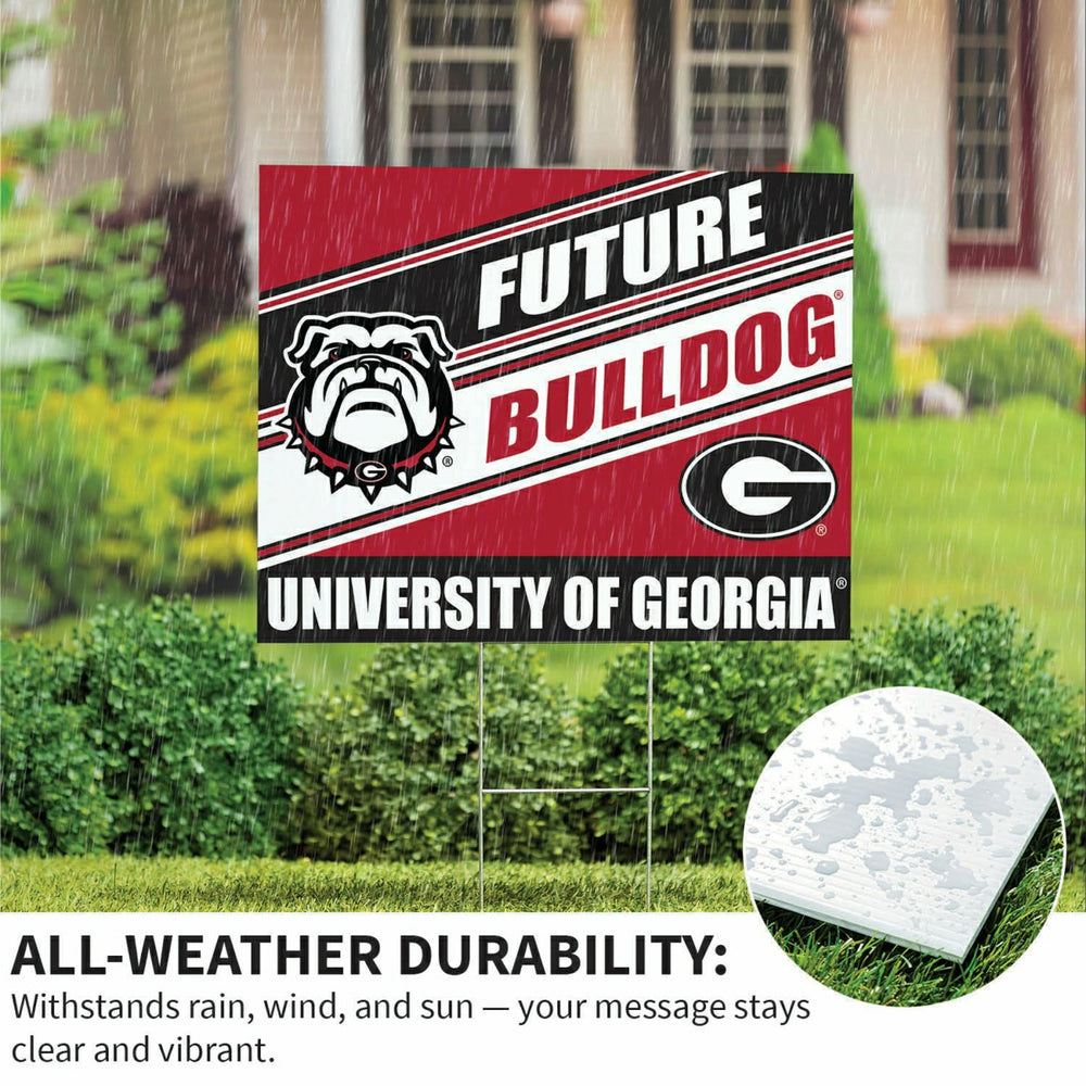 University of Georgia Coroplast Yard Sign, Future Student, Collegiate, Home