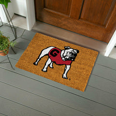 Coir Mat, 16"x28", University of Georgia, Alternate Bulldog Logo, Collegiate