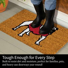 Coir Mat, 16"x28", University of Georgia, Alternate Bulldog Logo, Collegiate