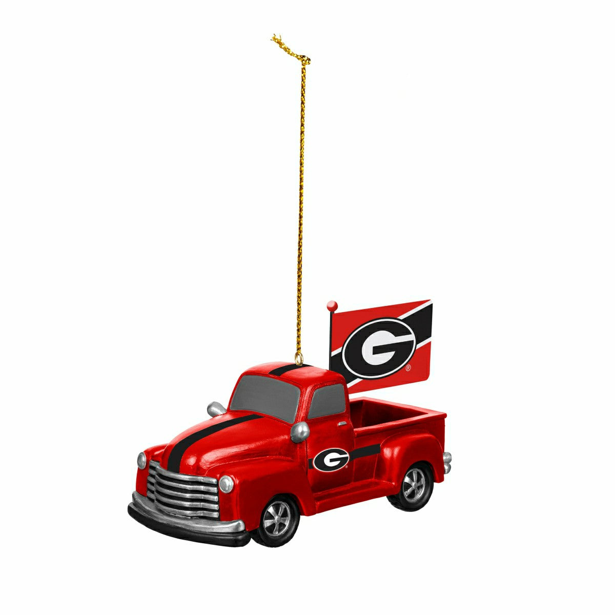 University of Georgia Rally Truck Ornament, Set of 2, Collegiate, Home