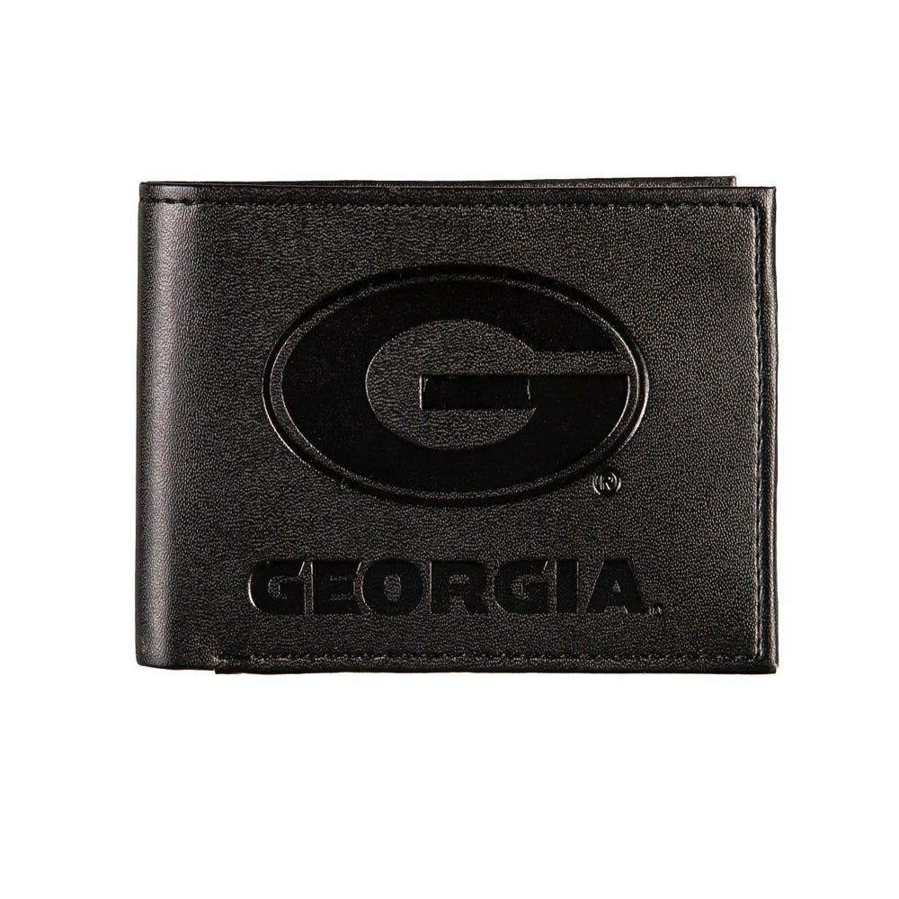 University of Georgia, Bi-Fold Wallet, Black, Collegiate, Home