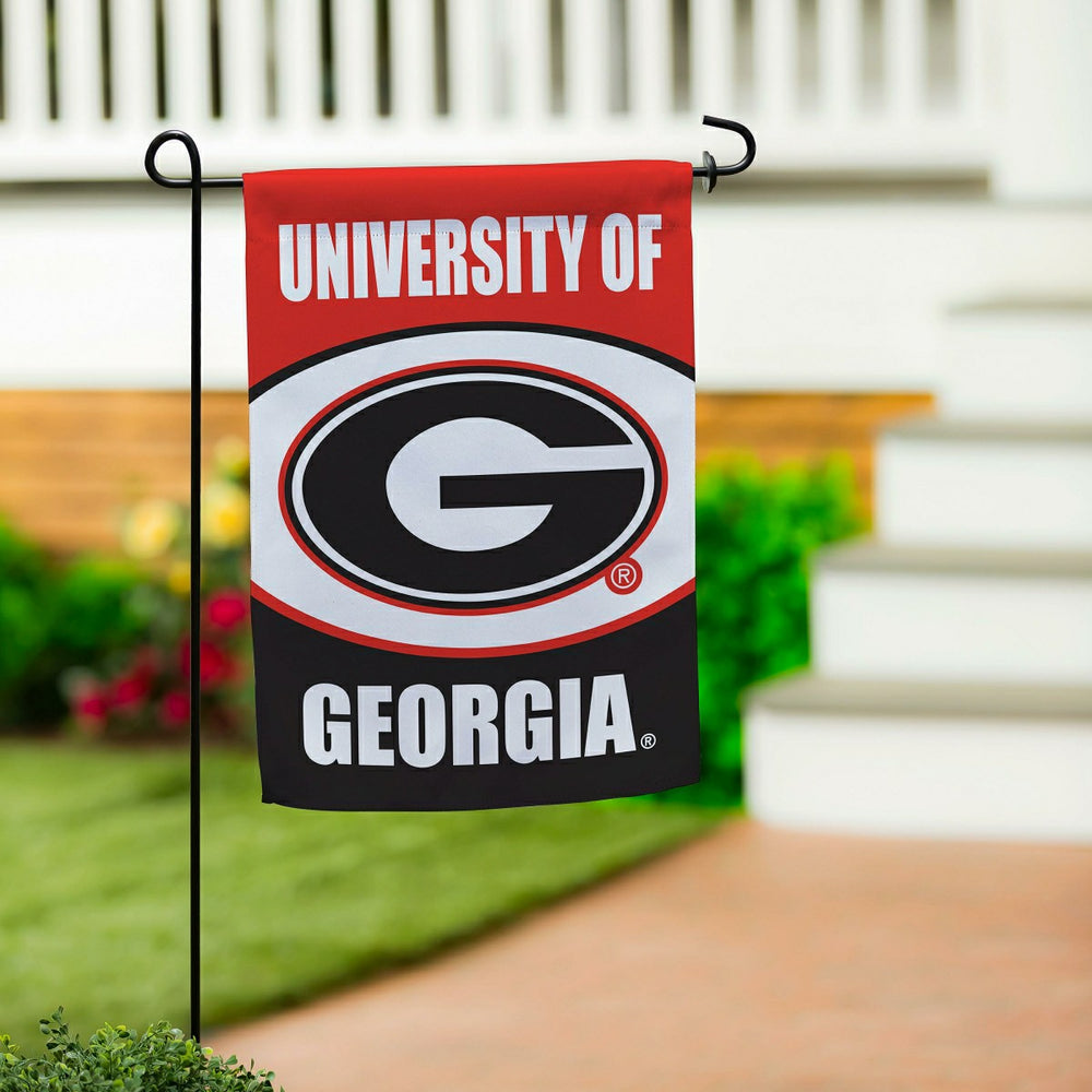 University of Georgia Suede Garden Flag, Collegiate, Home