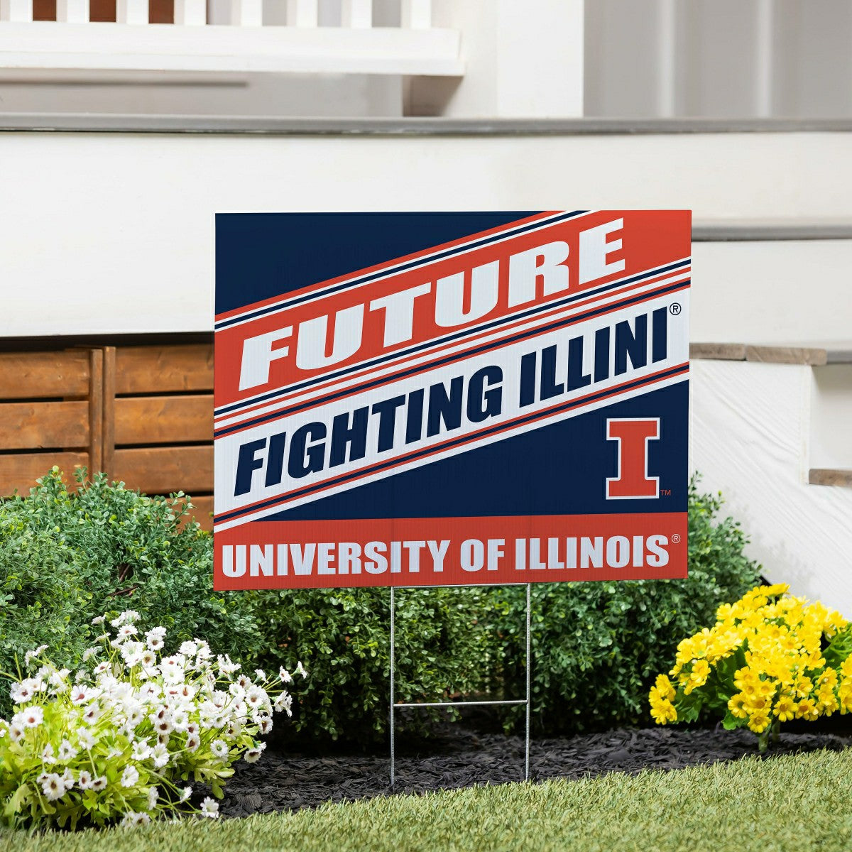 University of Illinois Coroplast Yard Sign, Future Student, Collegiate, Home