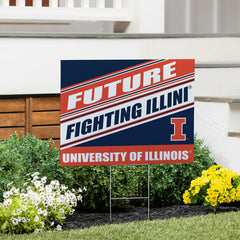 University of Illinois Coroplast Yard Sign, Future Student, Collegiate, Home