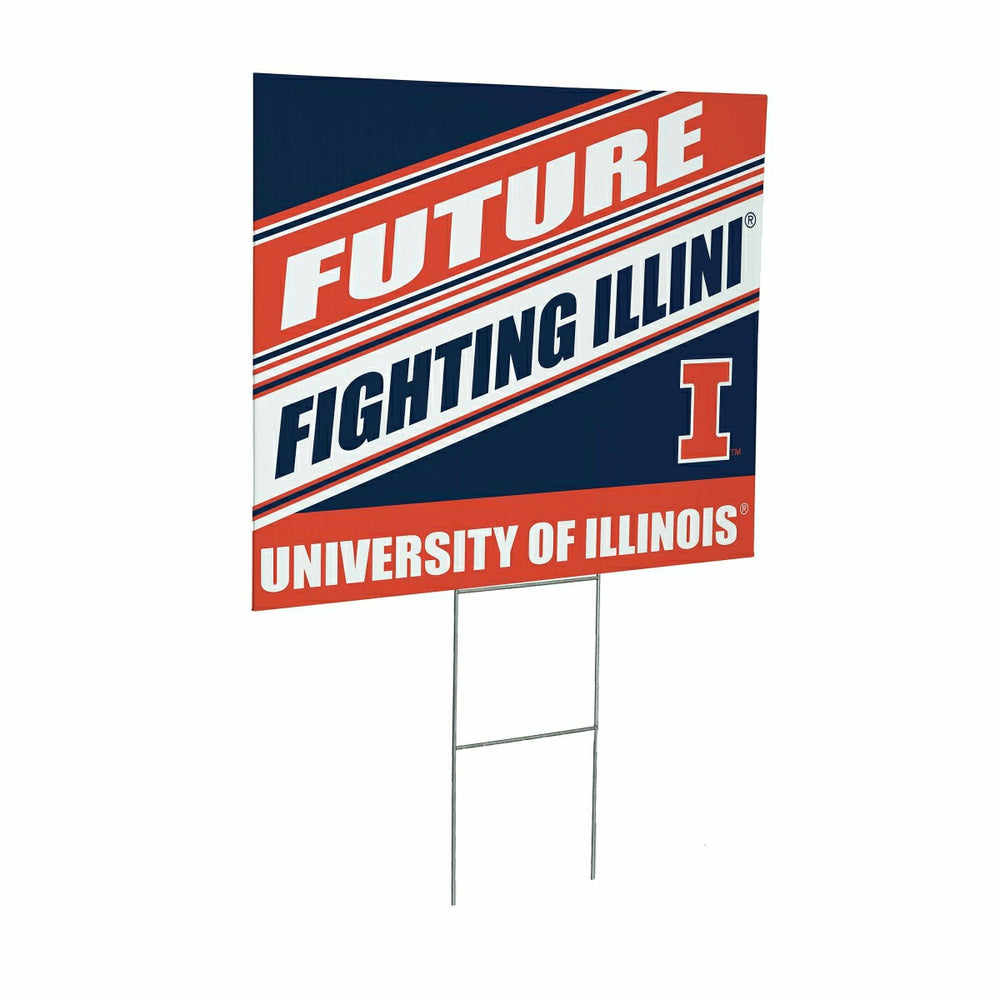 University of Illinois Coroplast Yard Sign, Future Student, Collegiate, Home