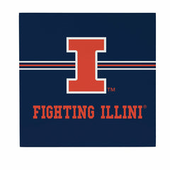 University of Illinois Wood Wall Sign, 12x12, Collegiate, Home
