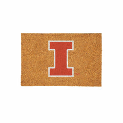 University of Illinois Large Full Color Coir Mat, 36"x24", Collegiate