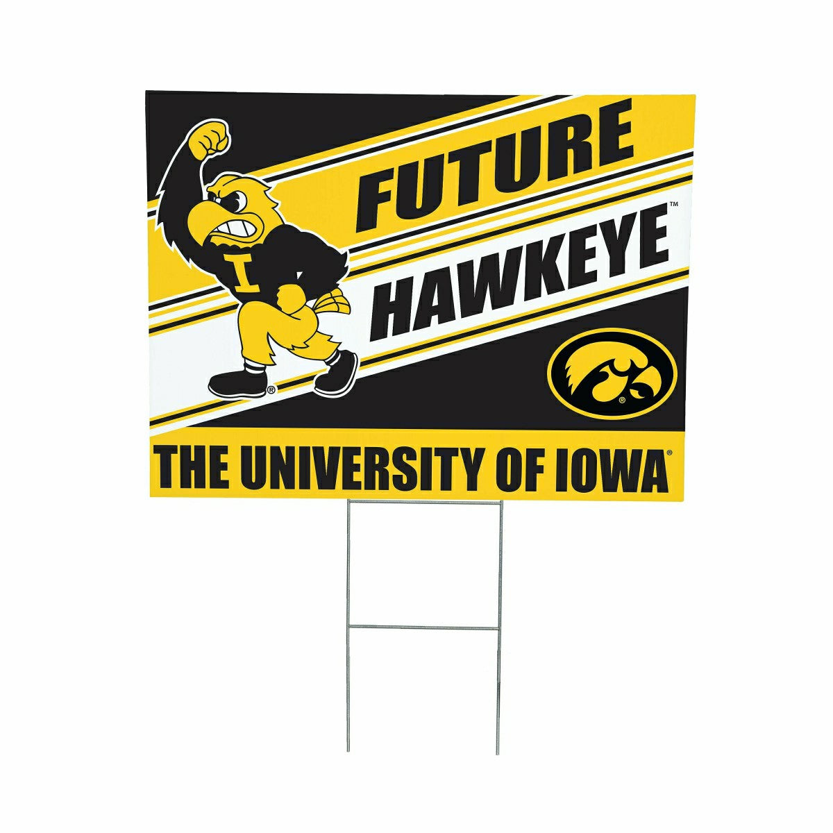 University of Iowa Coroplast Yard Sign, Future Student, Collegiate, Home