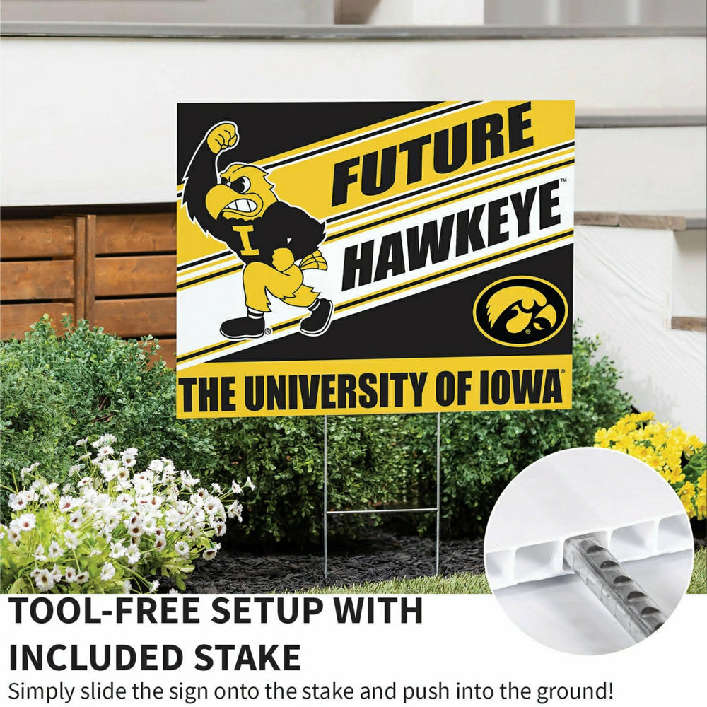 University of Iowa Coroplast Yard Sign, Future Student, Collegiate, Home