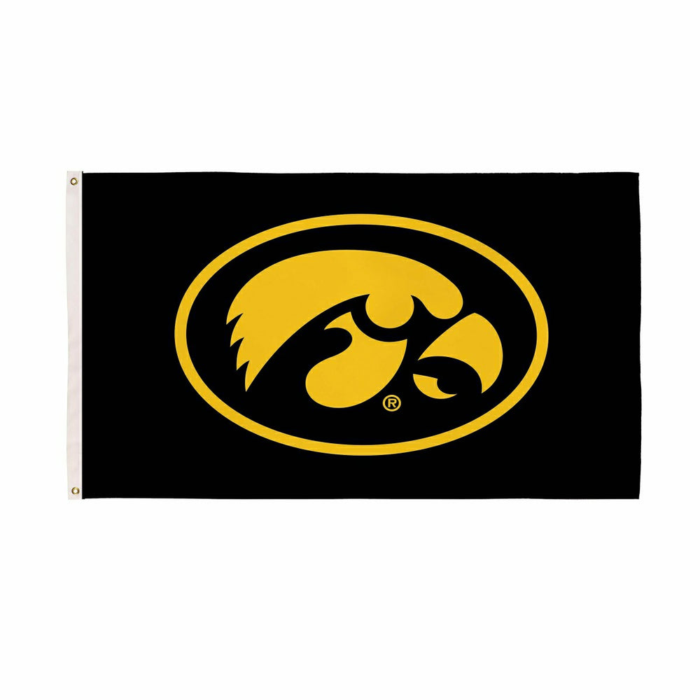 University of Iowa Single Sided Estate Flag with 2 Grommets, 3'x5', Collegiate, Home