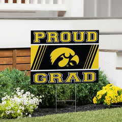 University of Iowa Coroplast Yard Sign Graduate, Collegiate, Home