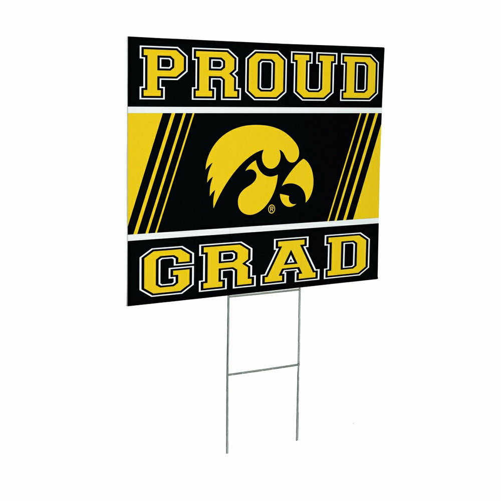 University of Iowa Coroplast Yard Sign Graduate, Collegiate, Home