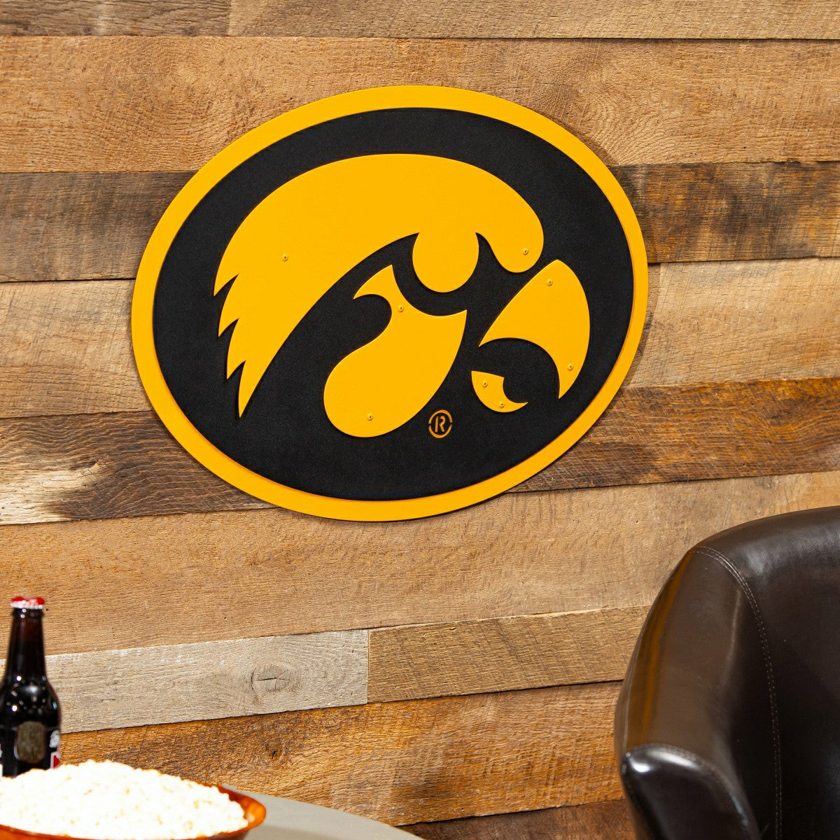 University of Iowa Premier Metal Wall Art, Collegiate, Home