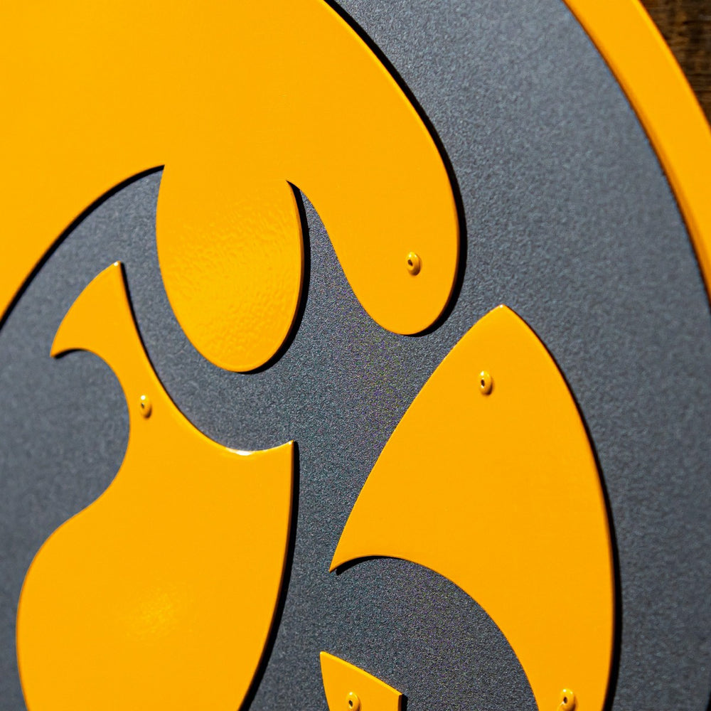 University of Iowa Premier Metal Wall Art, Collegiate, Home