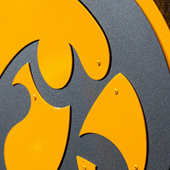 University of Iowa Premier Metal Wall Art, Collegiate, Home