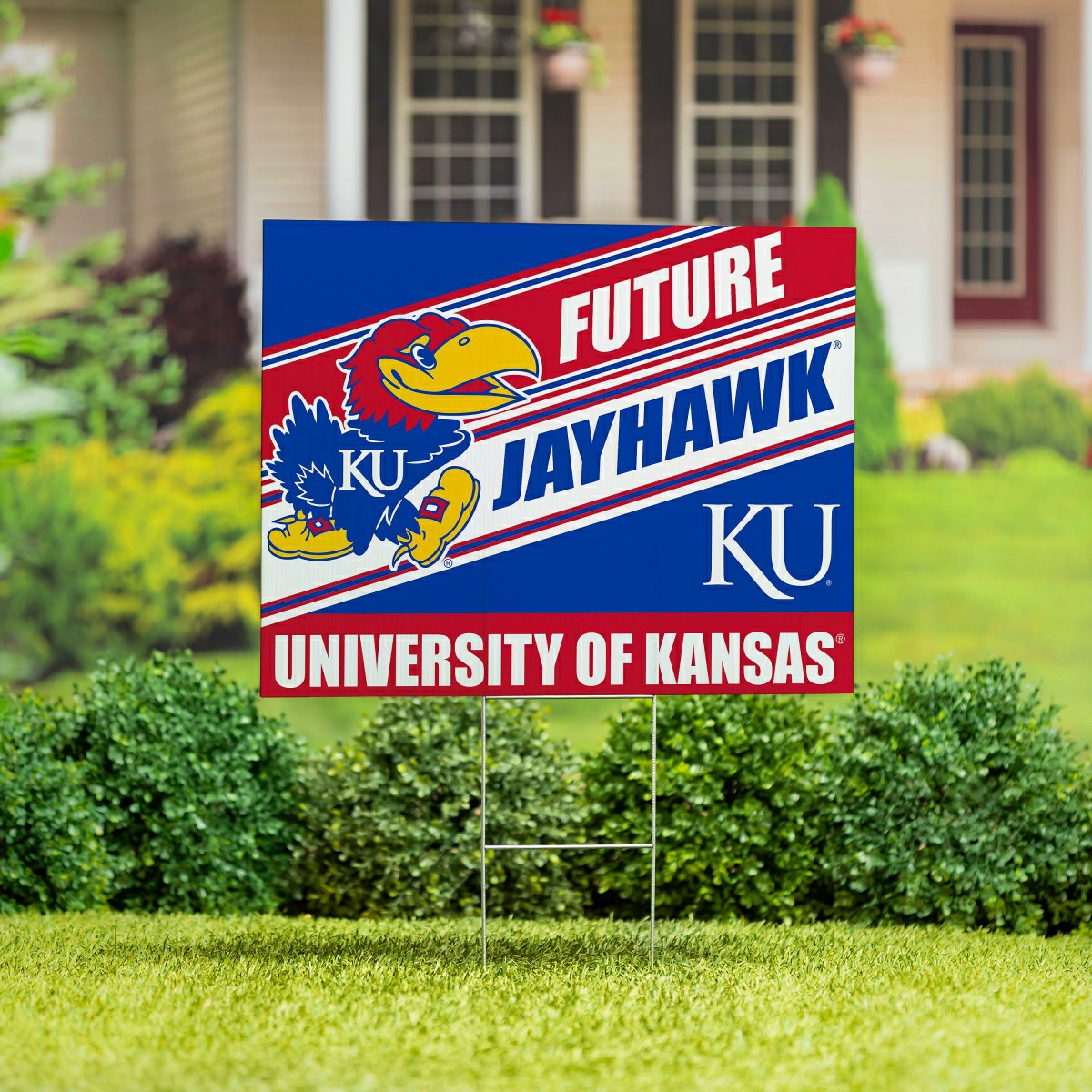 University of Kansas Coroplast Yard Sign, Future Student, Collegiate, Home