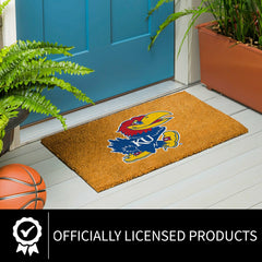 Coir Mat, 16"x28", University of Kansas, Collegiate