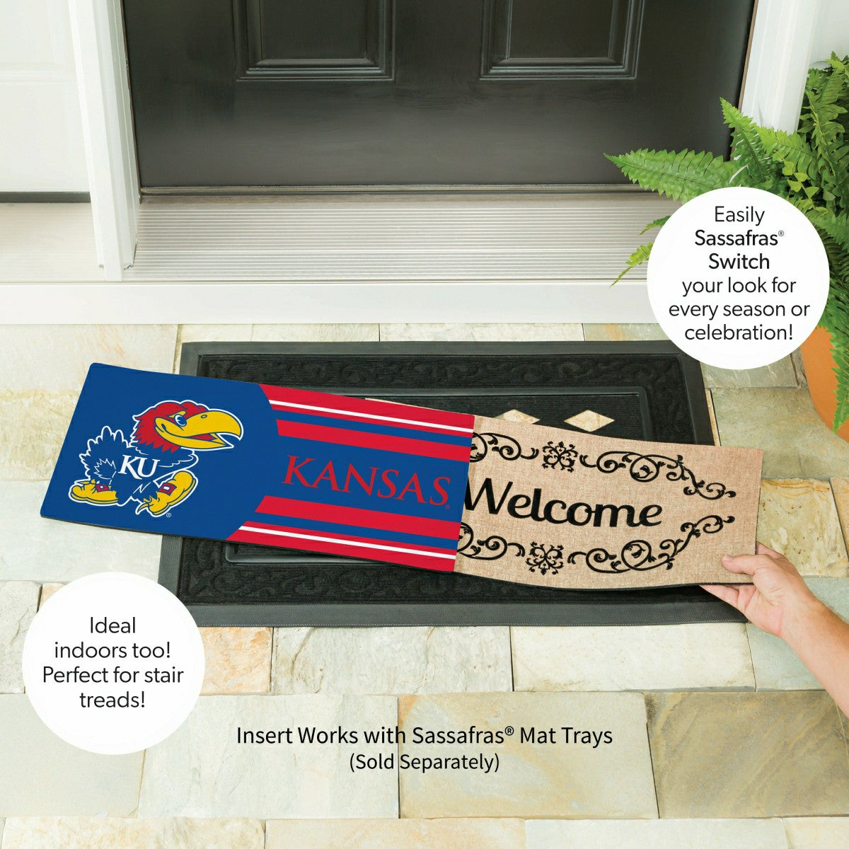 University of Kansas Sassafras Switch Mat, Collegiate