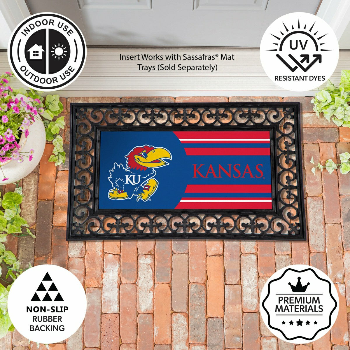 University of Kansas Sassafras Switch Mat, Collegiate