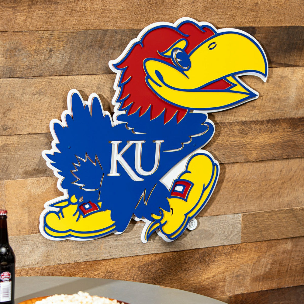 University of Kansas Premier Metal Wall Art, Collegiate, Home
