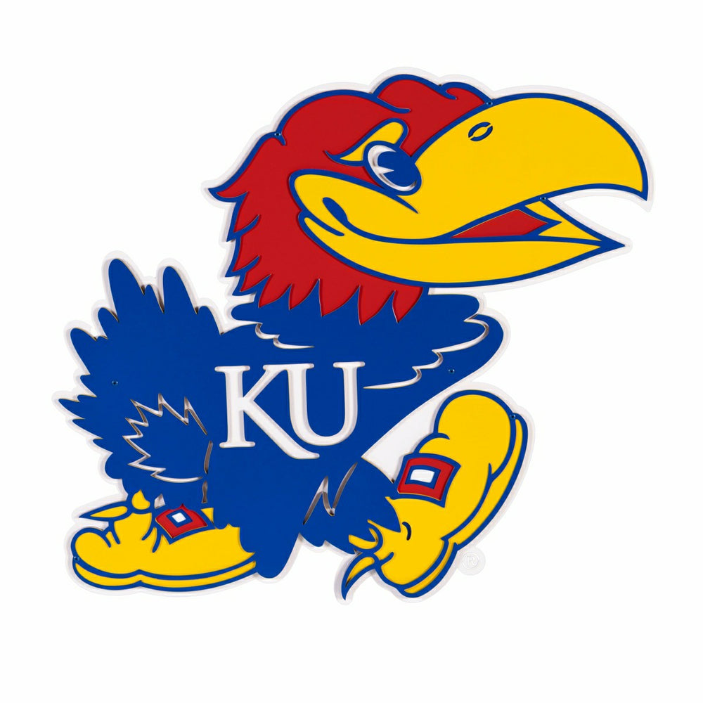 University of Kansas Premier Metal Wall Art, Collegiate, Home