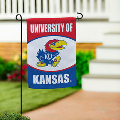 University of Kansas Suede Flag, GDN, Collegiate, Home