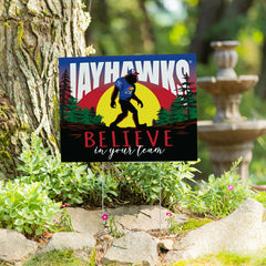 University of Kansas Yard Sign, Bigfoot, Collegiate, Home
