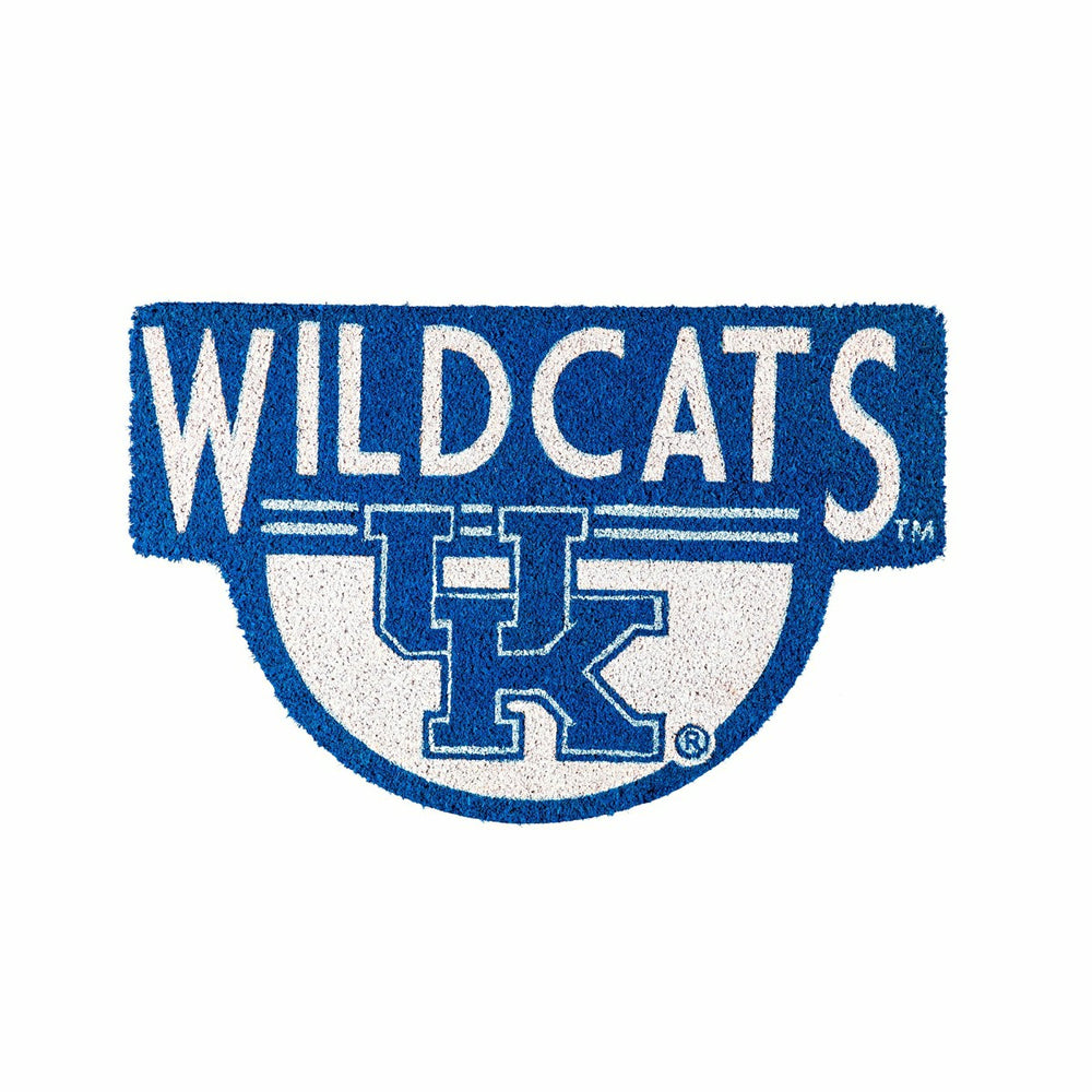NCAA Team Shaped Coir Door Mat, Kentucky Wildcats, Collegiate