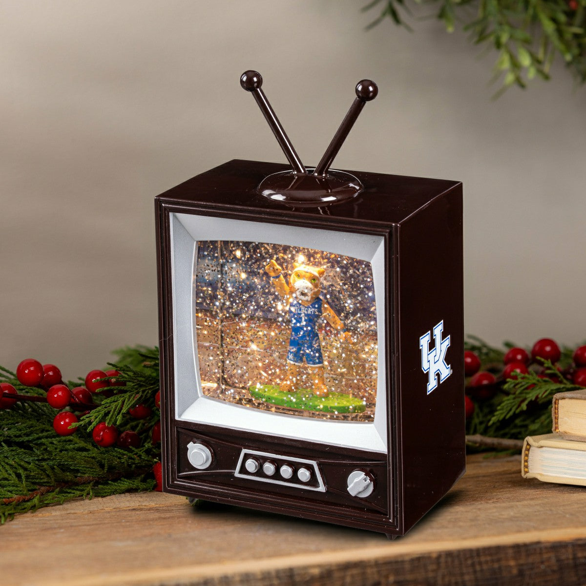 University of Kentucky Vintage TV Water Lantern, Collegiate, Home