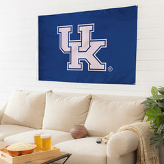 University of Kentucky Single Sided Estate Flag with 2 Grommets, 3'x5', Collegiate, Home