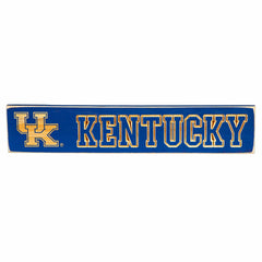 University of Kentucky Engraved Wood Sign, 3.5" x 18", Collegiate, Home
