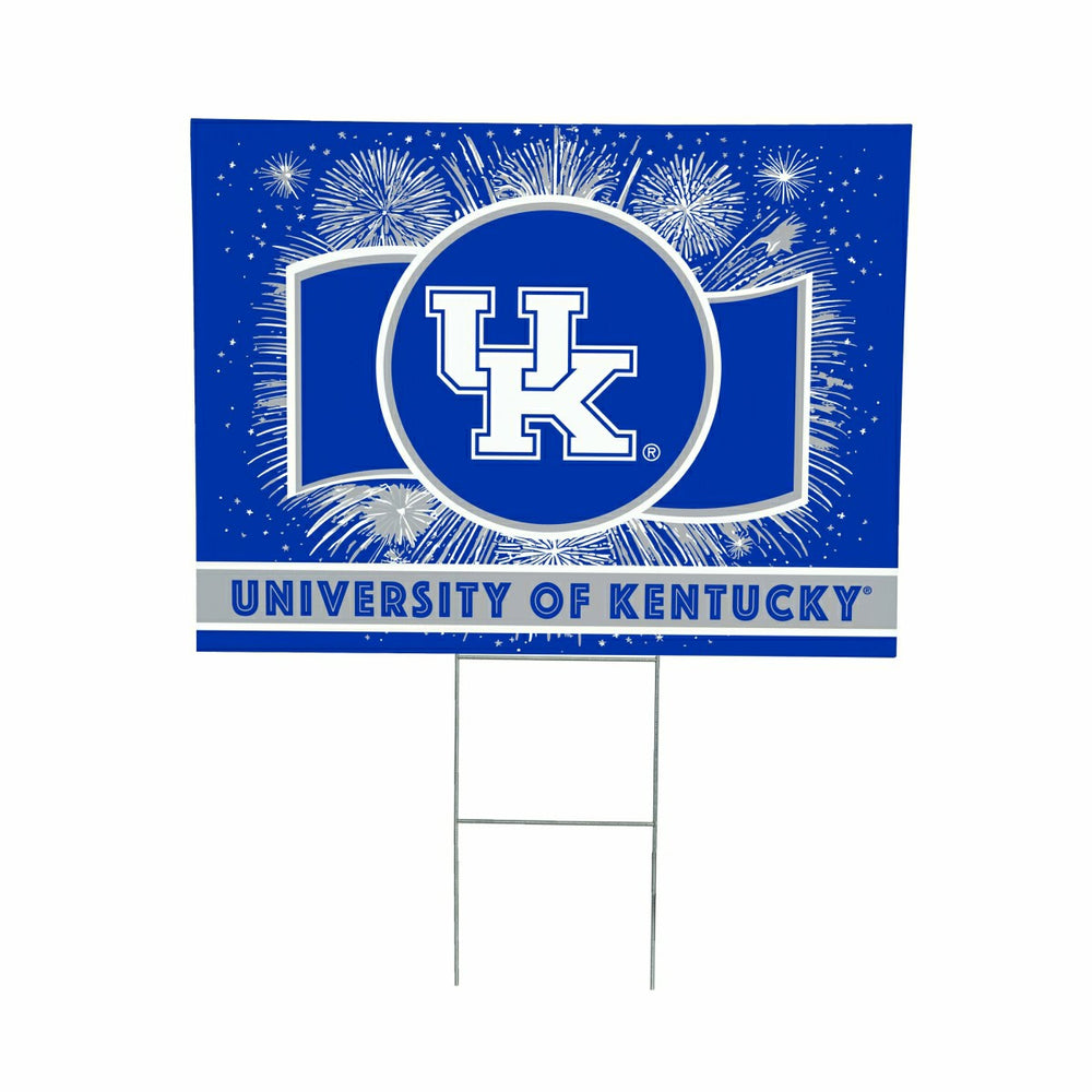 University of Kentucky Yard Sign, Patriotic, Collegiate, Home