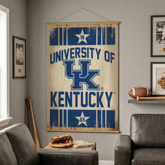 University of Kentucky, Canvas Wall Tapestry, Large, 54x36, Collegiate, Home